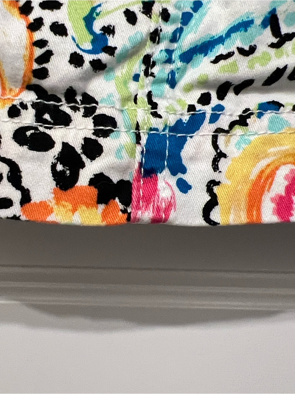 Christopher & Banks White Multicolor Floral Paisley Petite Skort - Picture 13 of 14